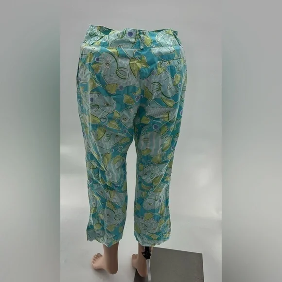 Lilly Pulitzer Pants Size 4 - Atlantis Fish Print - Picture 4 of 6